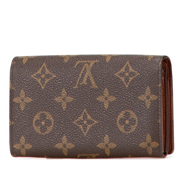 Louis Vuitton Monogram Porte Monnaie Bi-fold Wallet M61730 Brown Leather Wome... - Picture 2 of 10
